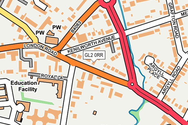 GL2 0RR map - OS OpenMap – Local (Ordnance Survey)