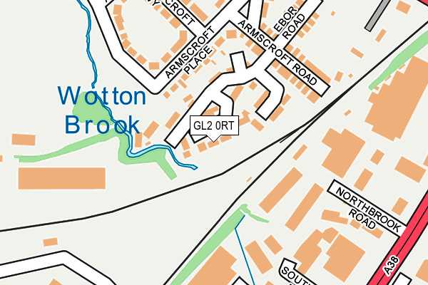 GL2 0RT map - OS OpenMap – Local (Ordnance Survey)