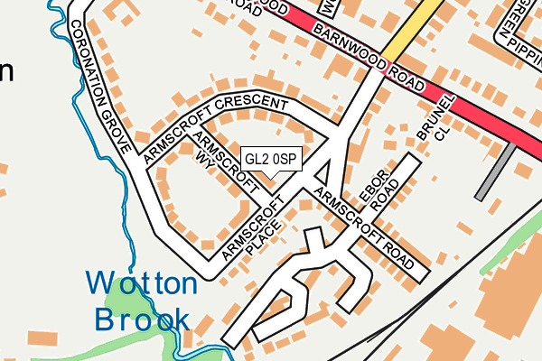 GL2 0SP map - OS OpenMap – Local (Ordnance Survey)