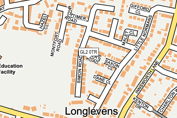 GL2 0TR map - OS OpenMap – Local (Ordnance Survey)