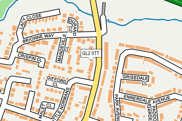 GL2 0TT map - OS OpenMap – Local (Ordnance Survey)