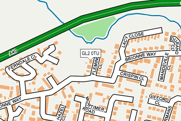 GL2 0TU map - OS OpenMap – Local (Ordnance Survey)