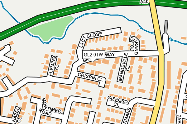 GL2 0TW map - OS OpenMap – Local (Ordnance Survey)