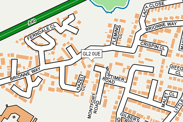 GL2 0UE map - OS OpenMap – Local (Ordnance Survey)