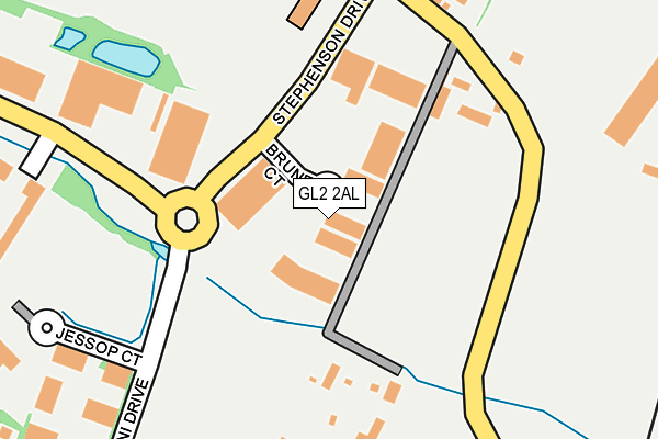 Map of PULSIN LTD at local scale