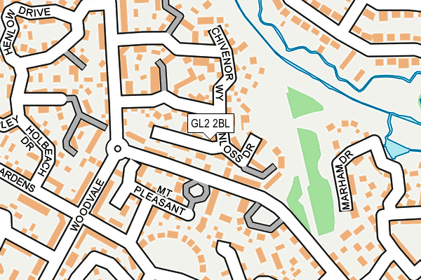 GL2 2BL map - OS OpenMap – Local (Ordnance Survey)