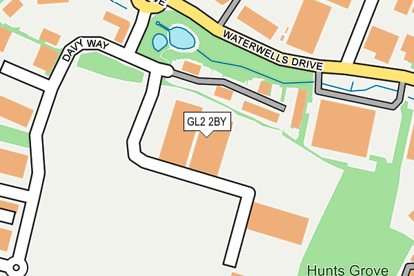 GL2 2BY map - OS OpenMap – Local (Ordnance Survey)