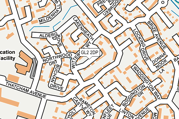 GL2 2DP map - OS OpenMap – Local (Ordnance Survey)