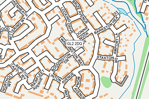 GL2 2DQ map - OS OpenMap – Local (Ordnance Survey)