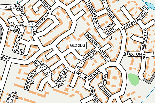 GL2 2DS map - OS OpenMap – Local (Ordnance Survey)