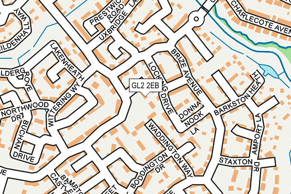 GL2 2EB map - OS OpenMap – Local (Ordnance Survey)