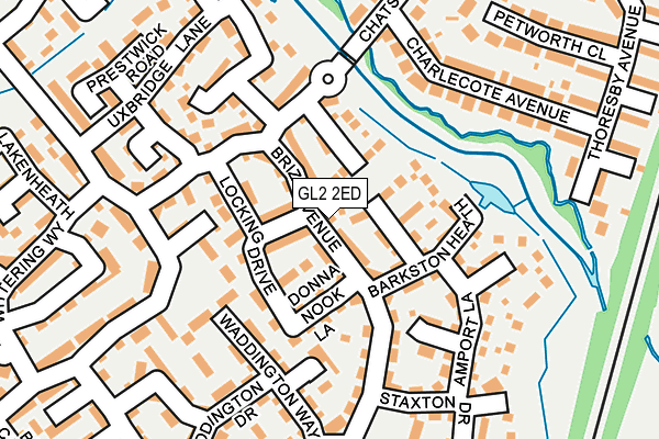 GL2 2ED map - OS OpenMap – Local (Ordnance Survey)