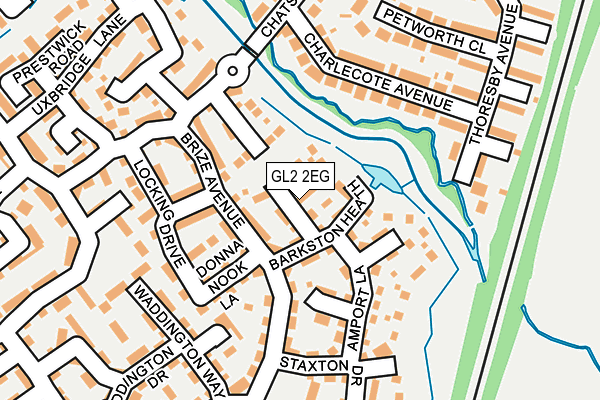 GL2 2EG map - OS OpenMap – Local (Ordnance Survey)