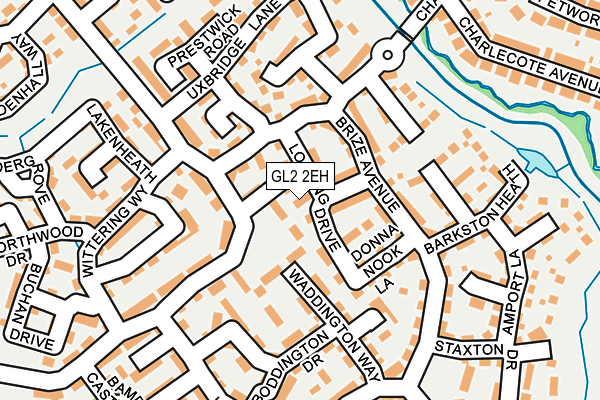 GL2 2EH map - OS OpenMap – Local (Ordnance Survey)