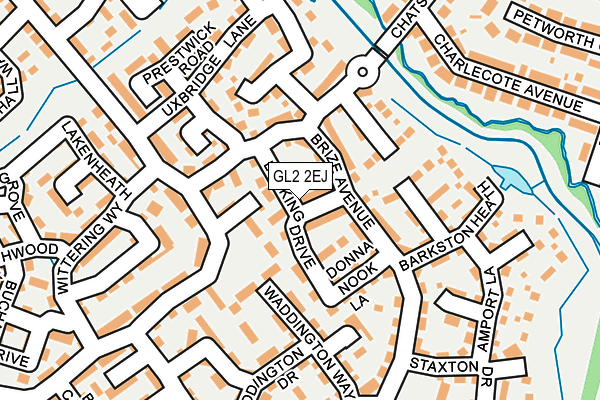 GL2 2EJ map - OS OpenMap – Local (Ordnance Survey)