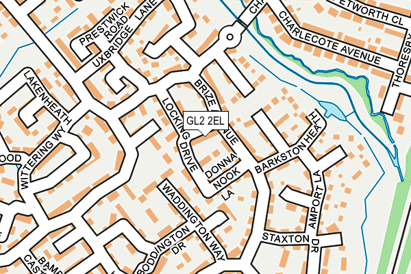 GL2 2EL map - OS OpenMap – Local (Ordnance Survey)