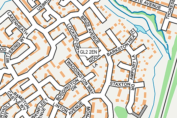 GL2 2EN map - OS OpenMap – Local (Ordnance Survey)