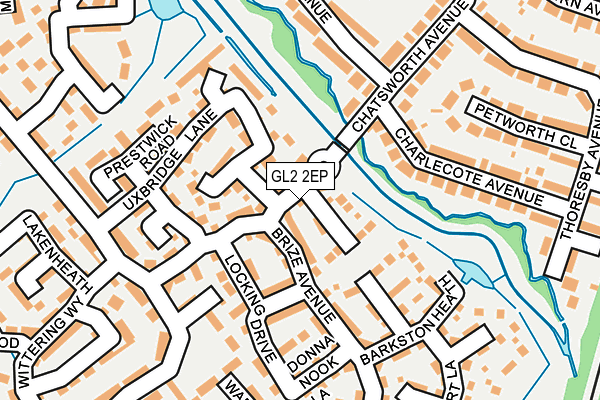 GL2 2EP map - OS OpenMap – Local (Ordnance Survey)