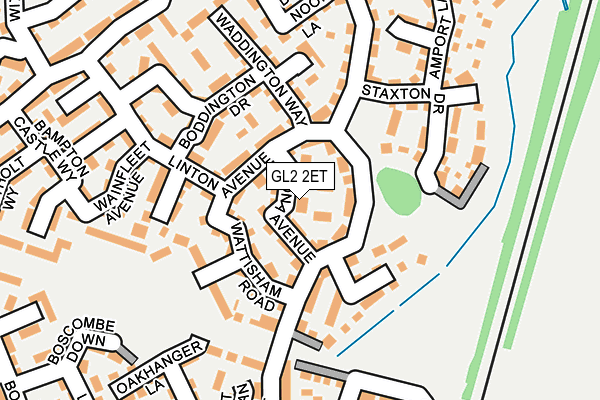 GL2 2ET map - OS OpenMap – Local (Ordnance Survey)