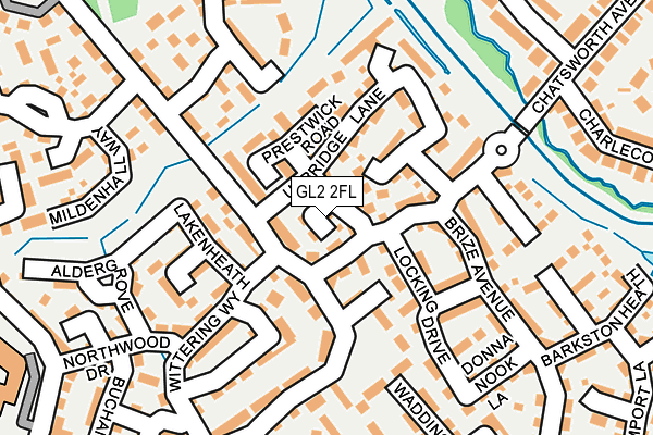 GL2 2FL map - OS OpenMap – Local (Ordnance Survey)