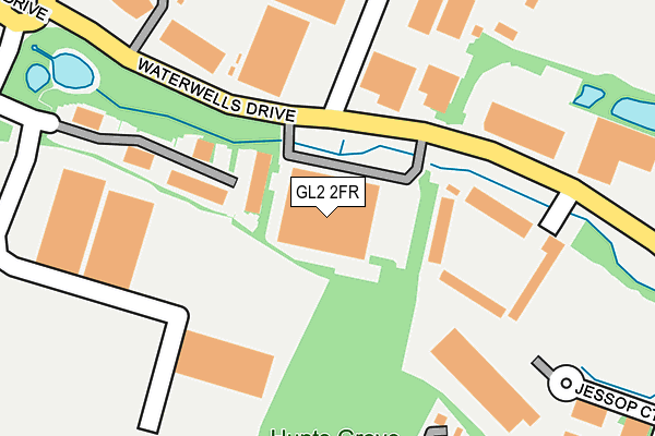 GL2 2FR map - OS OpenMap – Local (Ordnance Survey)