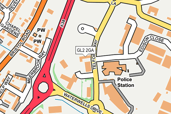 Map of ROCKETPWR ATHLETICS LTD at local scale