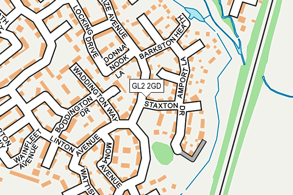 GL2 2GD map - OS OpenMap – Local (Ordnance Survey)