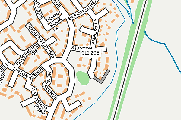 GL2 2GE map - OS OpenMap – Local (Ordnance Survey)