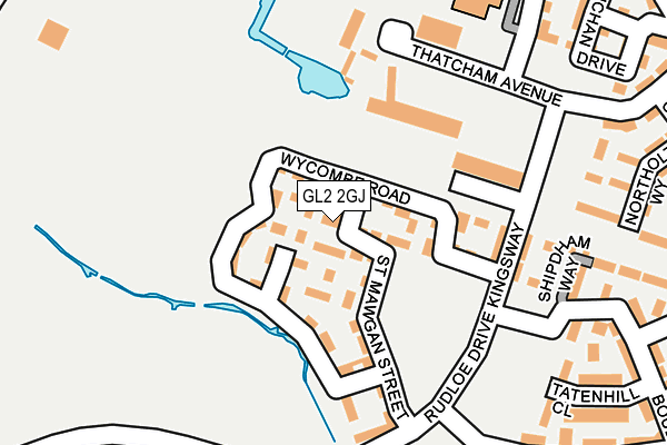 GL2 2GJ map - OS OpenMap – Local (Ordnance Survey)