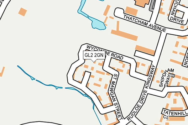 GL2 2GN map - OS OpenMap – Local (Ordnance Survey)