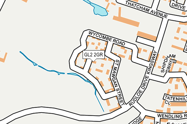 GL2 2GR map - OS OpenMap – Local (Ordnance Survey)