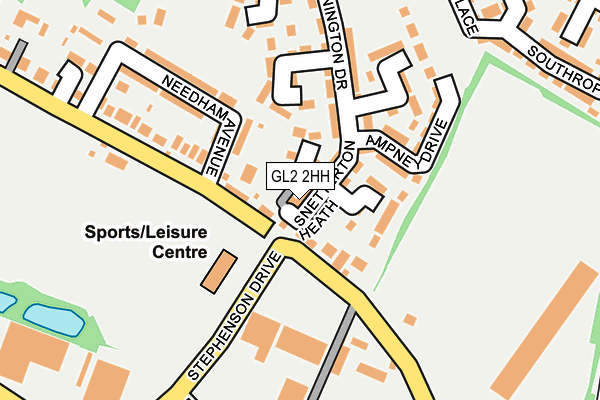 GL2 2HH map - OS OpenMap – Local (Ordnance Survey)