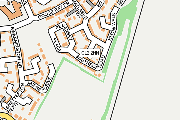 GL2 2HN map - OS OpenMap – Local (Ordnance Survey)