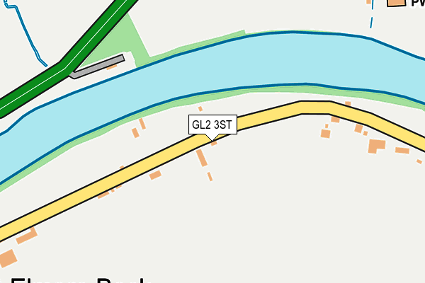 GL2 3ST map - OS OpenMap – Local (Ordnance Survey)