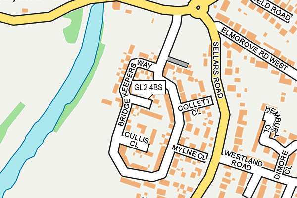 GL2 4BS map - OS OpenMap – Local (Ordnance Survey)