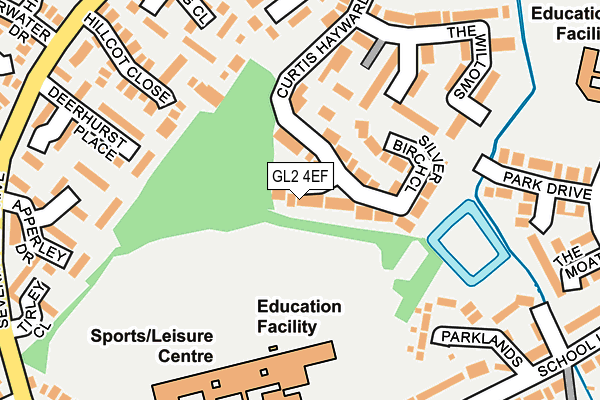 GL2 4EF map - OS OpenMap – Local (Ordnance Survey)