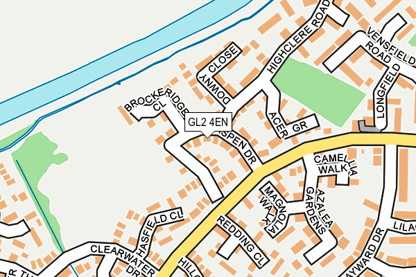 GL2 4EN map - OS OpenMap – Local (Ordnance Survey)