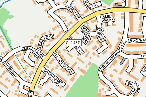 GL2 4FT map - OS OpenMap – Local (Ordnance Survey)