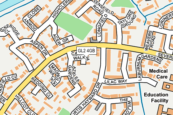 GL2 4GB map - OS OpenMap – Local (Ordnance Survey)