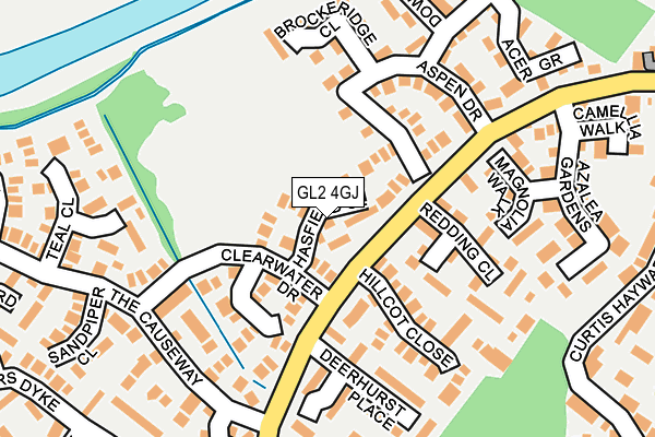 GL2 4GJ map - OS OpenMap – Local (Ordnance Survey)