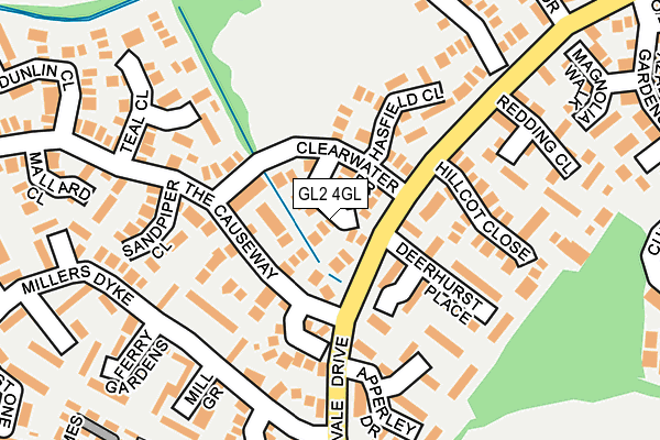 GL2 4GL map - OS OpenMap – Local (Ordnance Survey)