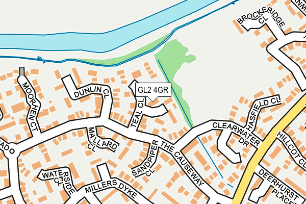 GL2 4GR map - OS OpenMap – Local (Ordnance Survey)