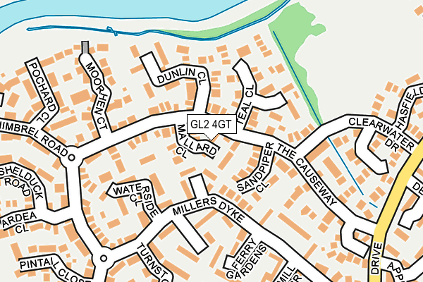 GL2 4GT map - OS OpenMap – Local (Ordnance Survey)