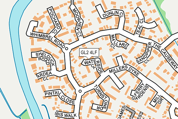 GL2 4LF map - OS OpenMap – Local (Ordnance Survey)