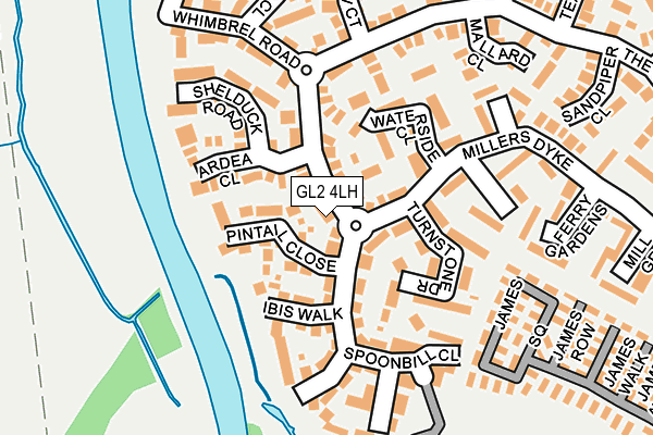 GL2 4LH map - OS OpenMap – Local (Ordnance Survey)