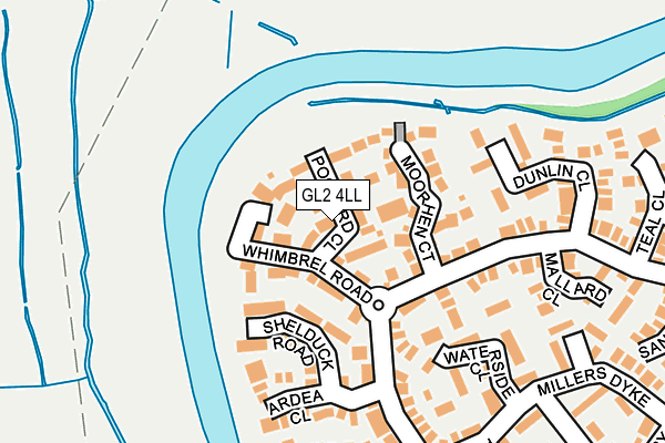 GL2 4LL map - OS OpenMap – Local (Ordnance Survey)