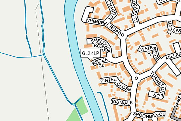 GL2 4LP map - OS OpenMap – Local (Ordnance Survey)