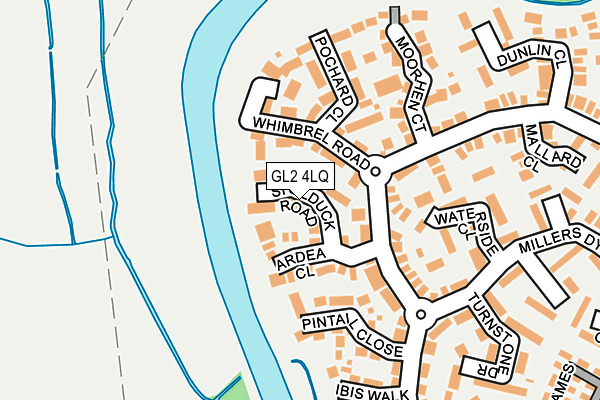 GL2 4LQ map - OS OpenMap – Local (Ordnance Survey)
