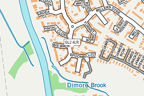 GL2 4LR map - OS OpenMap – Local (Ordnance Survey)