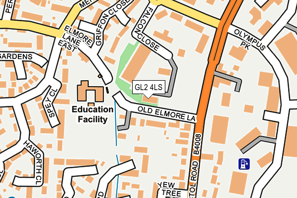 GL2 4LS map - OS OpenMap – Local (Ordnance Survey)